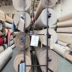8 roll 4 metre broadloom island Stand